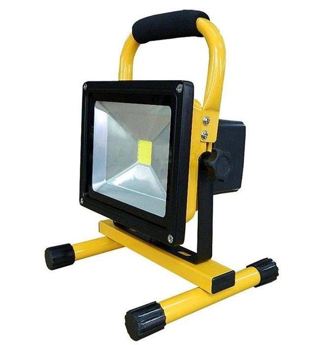 30W White LED portable Rechargeable Camping Floodlight