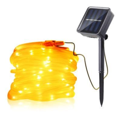 IP65 Waterproof 100LED Solar Fairy Light Night Solar Tube String Light for Christmas Decorative