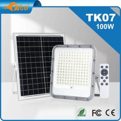 Solar Panel IP65 Waterproof Outdoor Energy Saving 2200K 100 Watt 200 Watt 300 Watt 12 Volt LED Flood Light