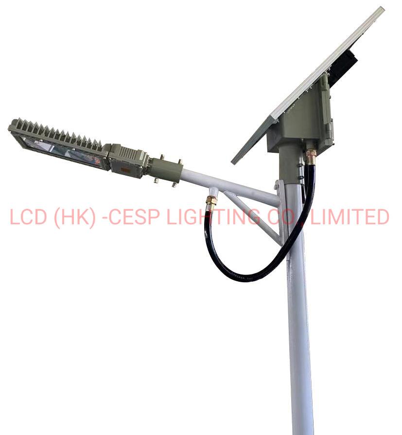 Explosion Proof Atex Iecex Solar LED Street Light 30W