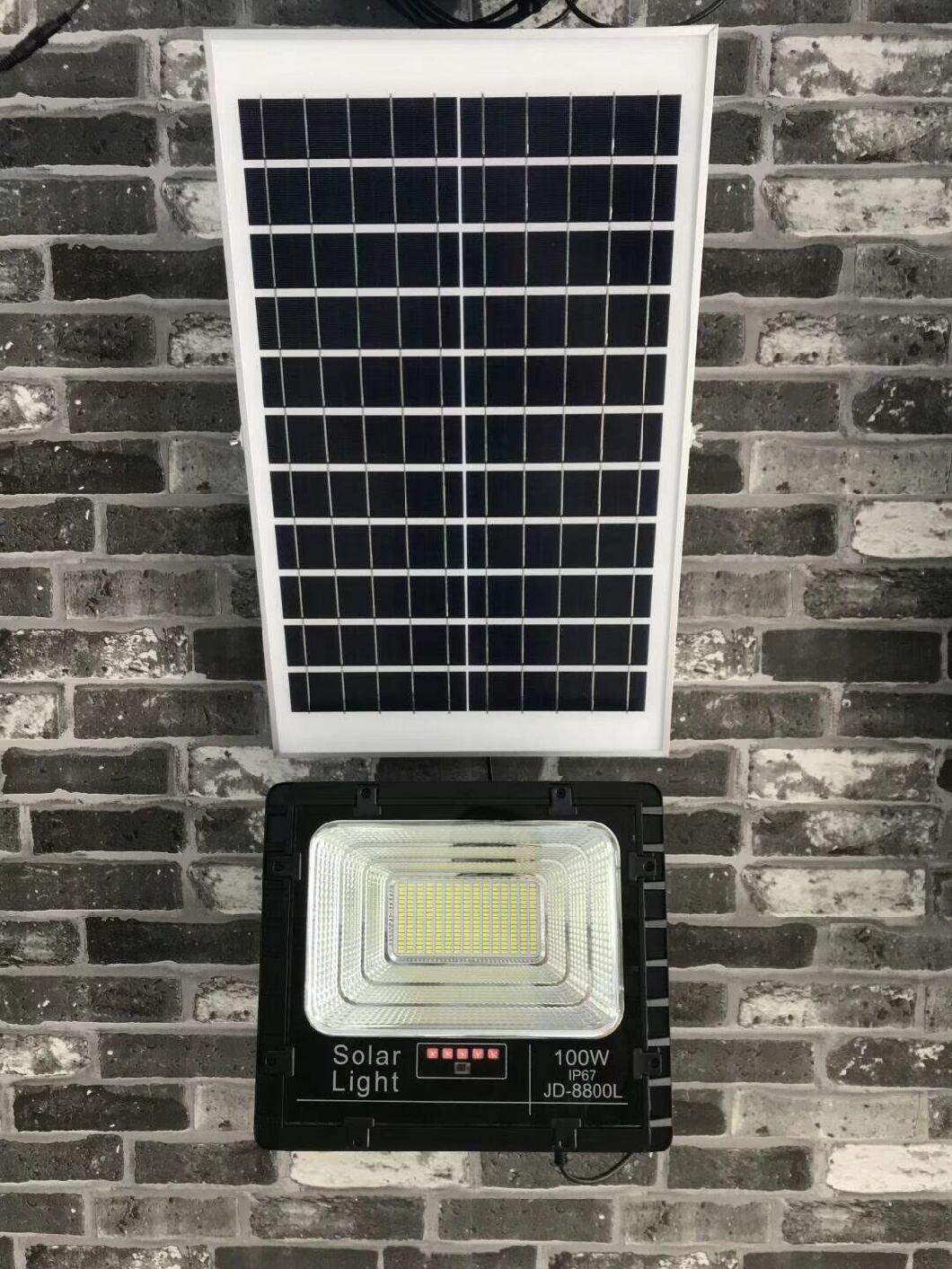 2020 New Upgrade High Quality Remote Control Solar Powered DC LED Flood Light 200W