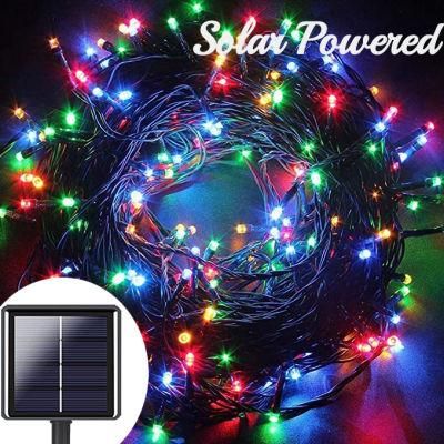 Multicolor Solar Powered LED String Light Christmas Fairy Light with IP44 Waterproof for Party Home Garden Decoration