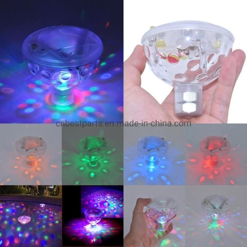 RGB LED Underwater Disco Aqua Glow Light Show Pool Pond SPA Hot Tub Floating Lamp