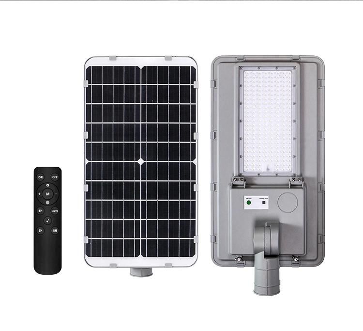 360 Degree Outdoor High Lumen IP65 All in Two Split Solar LED Streetlight 20W 60W 200W 500W LED Solar Street Light