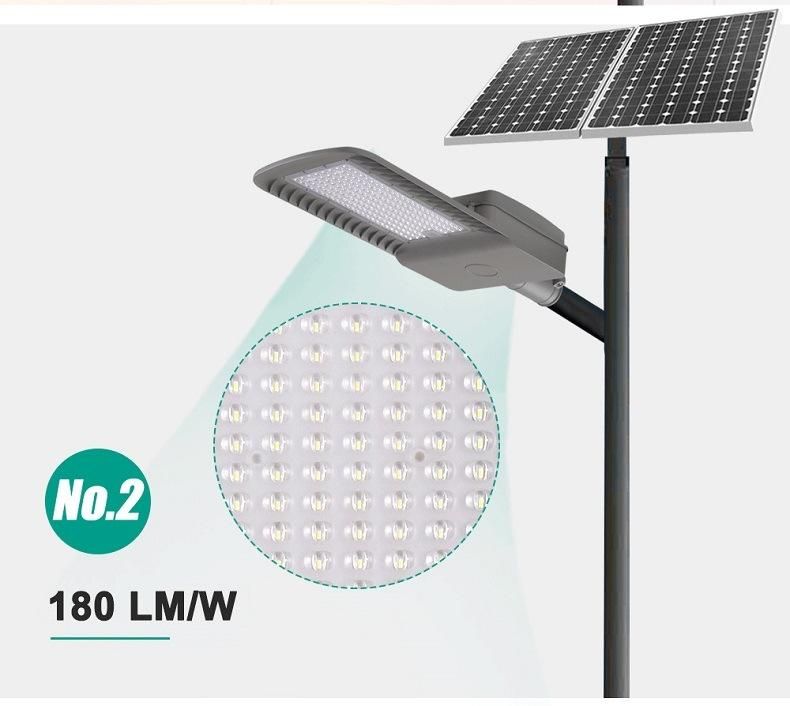 Factory Direct All-Aluminum Waterproof High Llight Efficiency Adjustable New Lithium Battery Solar Street Lights