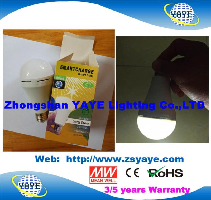 Yaye 18 Hot Sell 7W/9W/12W/15W/18W Smart LED Emergency Light Bulb E27/B22 Rechargeable LED Bulb