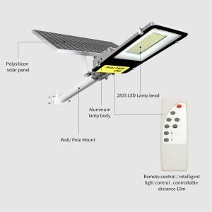 High Brightness 100W 150W 200W Solar Street Light for Garden and Street