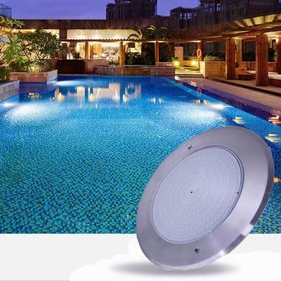 230mm Dia 7mm Thickness 35W IP68 Waterproof Submersible 12V Swimming Pool Underwater Light LED