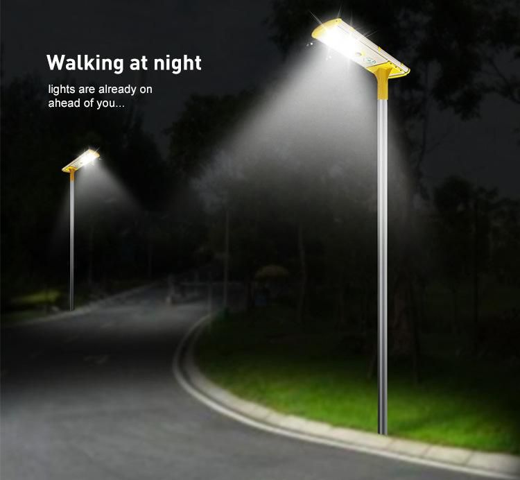 Separate Solar Panel Solar Street Light Pure White 300000lumens