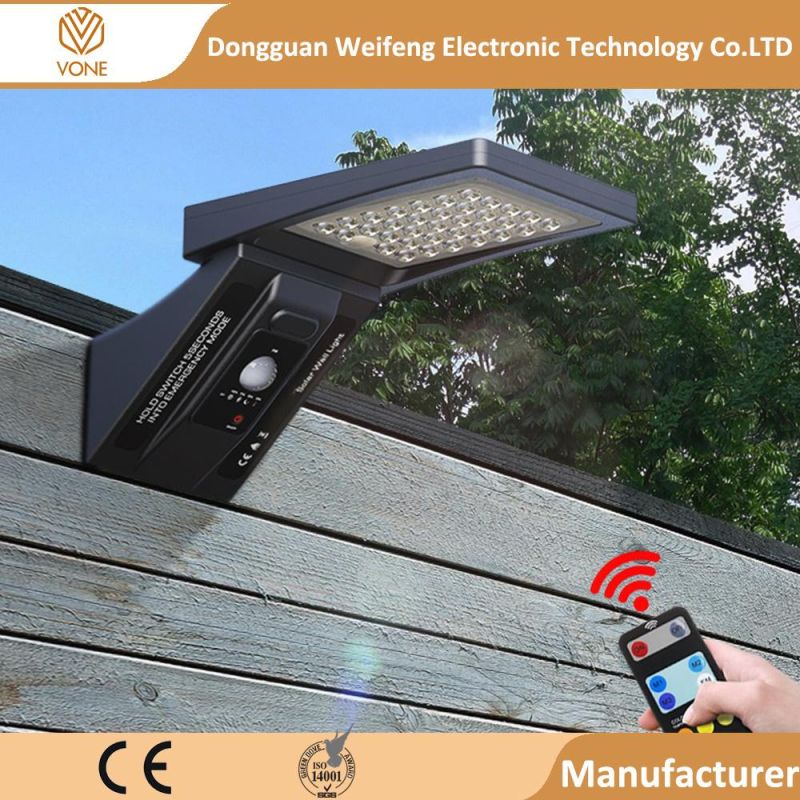 3W 5W 8W Energy Saving Waterproof Outdoor Solar LED Street Garden Light ABS Wireless IP65 8 Hours Lamp