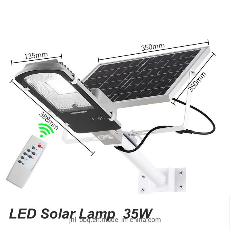 10W to 500W LED Solar Street Light Solar Street Lamp Integrated Solar Street Light with IP65 Aluminum Shell and IP65 LED COB Light