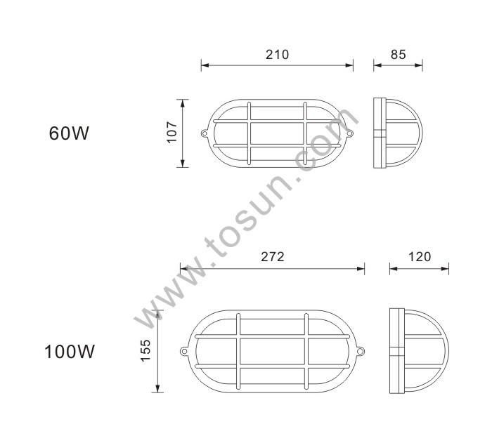 Garden Lamp Damp Humidity Proof Light