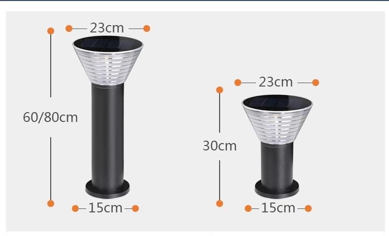 3000K 6000K Project Outdoor Solar Lawn Light