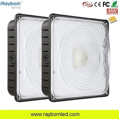 Aluminum Housing LED Canopy Light 80W LED High Bay Retrofit Recessed Explosion-Proof Gas Station