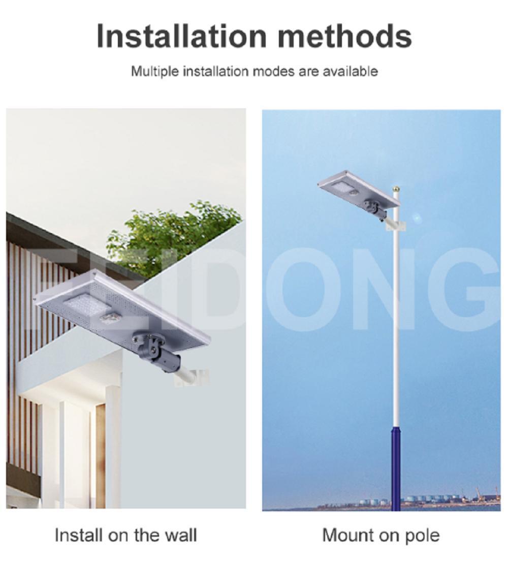 High Quality Lithium Battery Outdoor LED Street Light