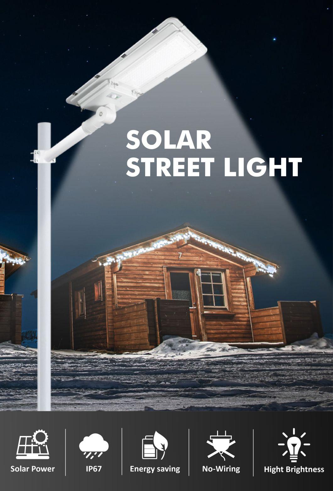 New Manufacturer Automatic Motion Sensor All in One Powered LED Solar Street Light