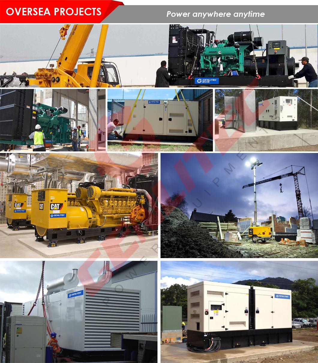 5kVA Silent Diesel Generator Mobile Light Tower with 4X500walt Floodlights