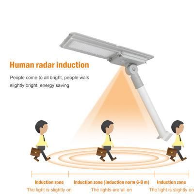 Super Brightness High Quality 60W 80W 100W 120W 150W 180W 200W All in One Solar LED Street Light