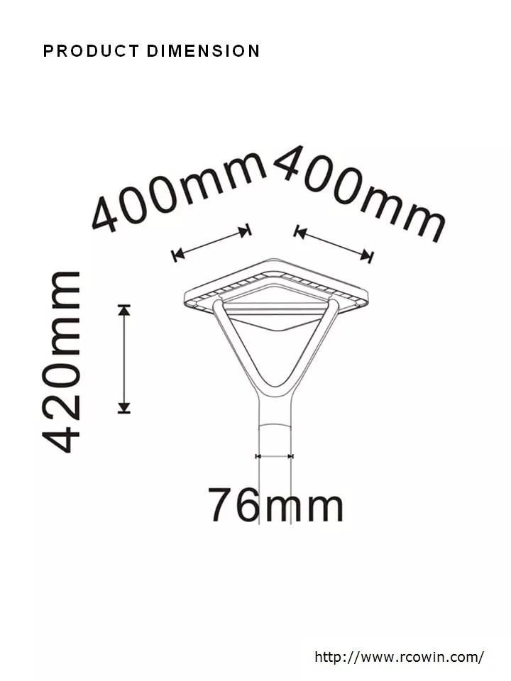 Die-Casting Aluminum Body Solar Courtyard Light