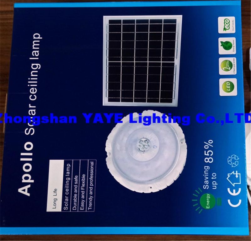 Yaye Hot Sell New Design 200W/100W/50W Remote Controller Solar LED Downlight with Solar Panel