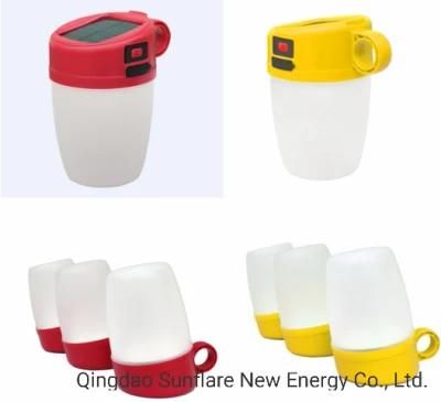 Portable IP65 Waterproof 0.5W LED Solar Light Lamp Lantern