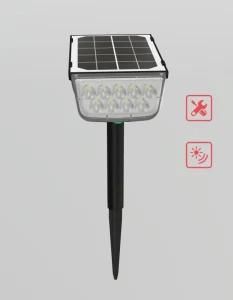 COB 5W LED Chip Solar Garden Light for Pathway Patio Yard Outdoor Waterproof Adjustable Lawn Lamp