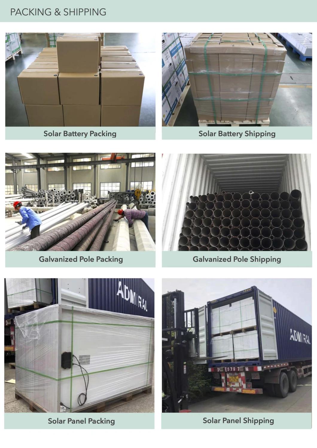 Integrated Solar Street Light with Controller Lithium Battery