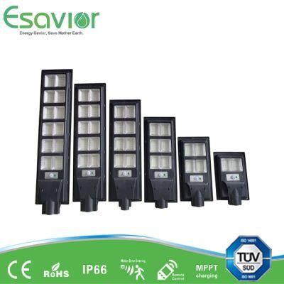 Esavior 2 Series All in One LED Solar Light for Pathway/Roadway/Garden/Wall Lighting