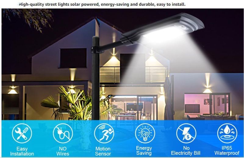 High Quality Durable Outdoor Garden Newest High Power Solar Waterproof 30W-150W LED Street Light