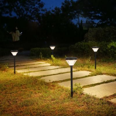 Newest Solar Diamond Square Hot Selling IP65 Garden Yard Hotel Decoration LED Solar Lawn Light