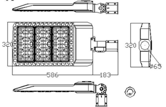 High Quality Assurance IP66 LED 120 Watt Pole Light for Parking Lot