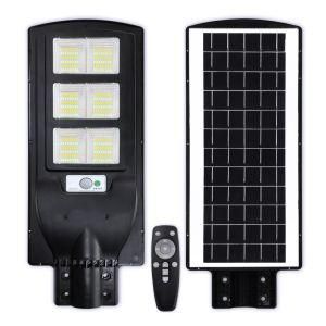 Solar Powered All in One LED Street Light Light Control Radar Sensing 120W Solar Street Light