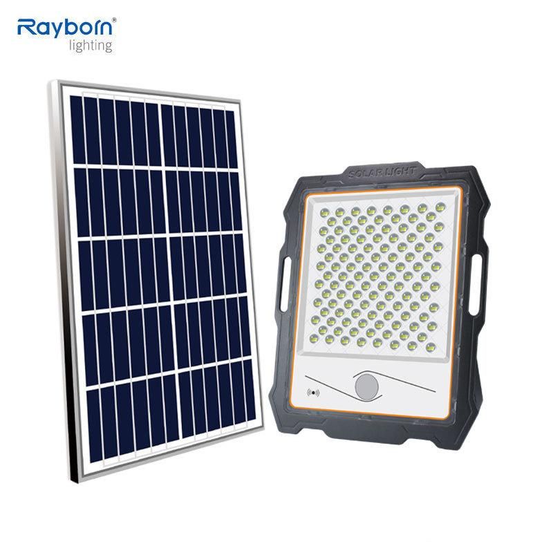 LED Solar Flood Light Fixture 200W 300W Outdoor Solar Security Light Projector for Garden