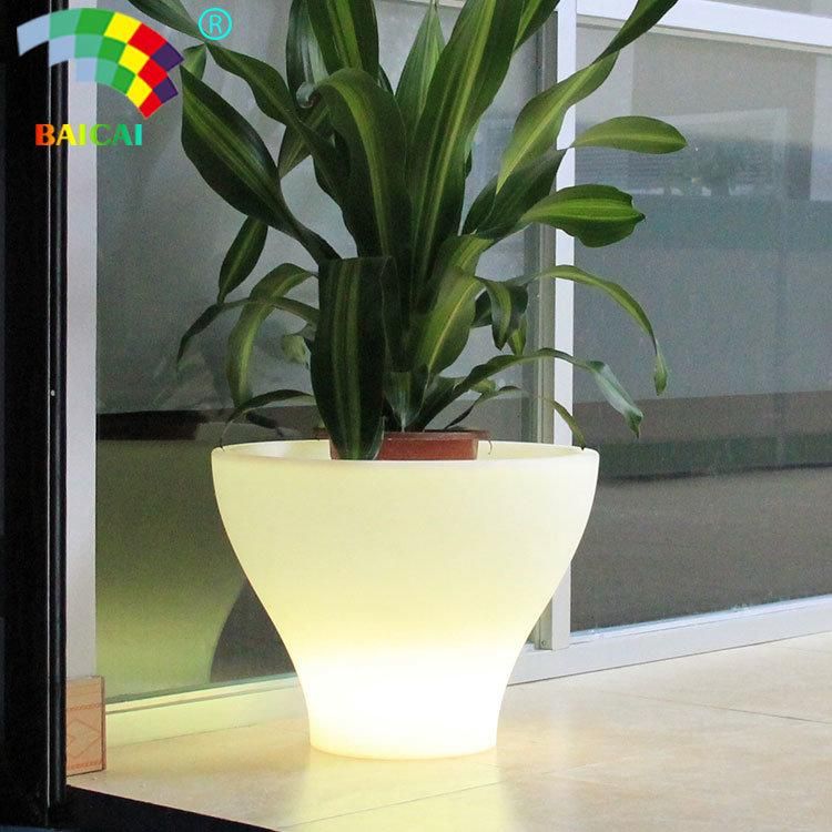 Lighted Outdoor Flower Pots (BCG-915V)