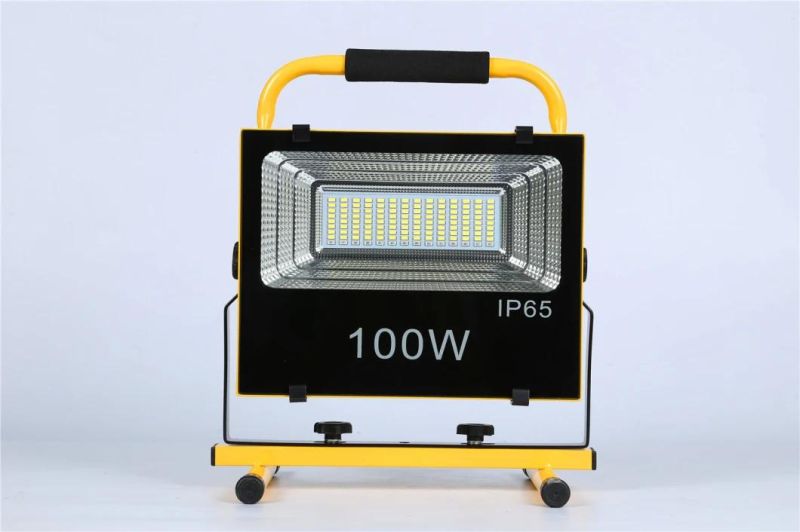 Yaye 2021 Hot Sell 50W /100W Solar Portable Flood Light/ Solar Floodlight (USD10.5/PC for 50W & USD12.5/PC for 100W)