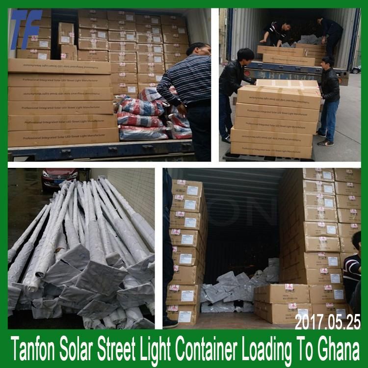 Professional Solar Street Lighting Manufacturer 80W Solar Street Light with Pole