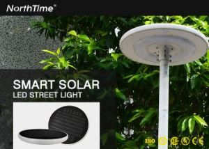 Infrared Motion Sensor Integrated Round Solar Garden Light 4 Rainy Days