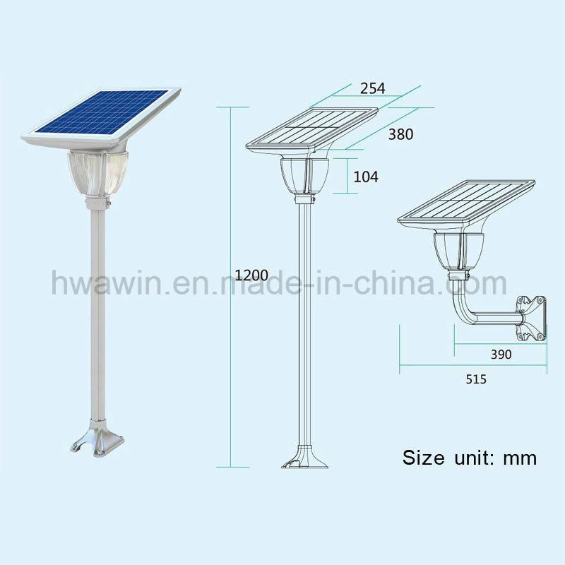 7W Beautiful High Quality Solar Garden Light Street Light