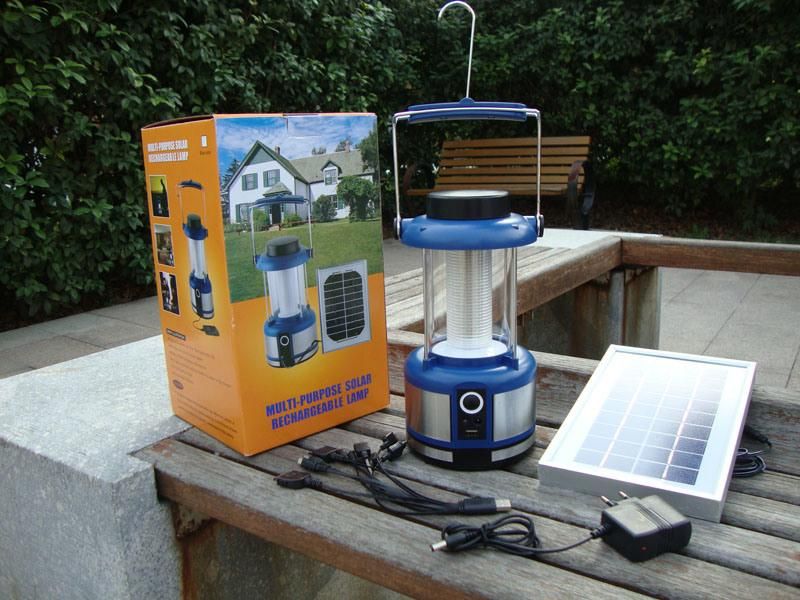 Solar Camping Lantern with Mobile Charger Solar Portable Lamp (803-LED)