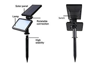 48 LED Outdoor IP65 Weatherproof ABS Solar Lawn Light