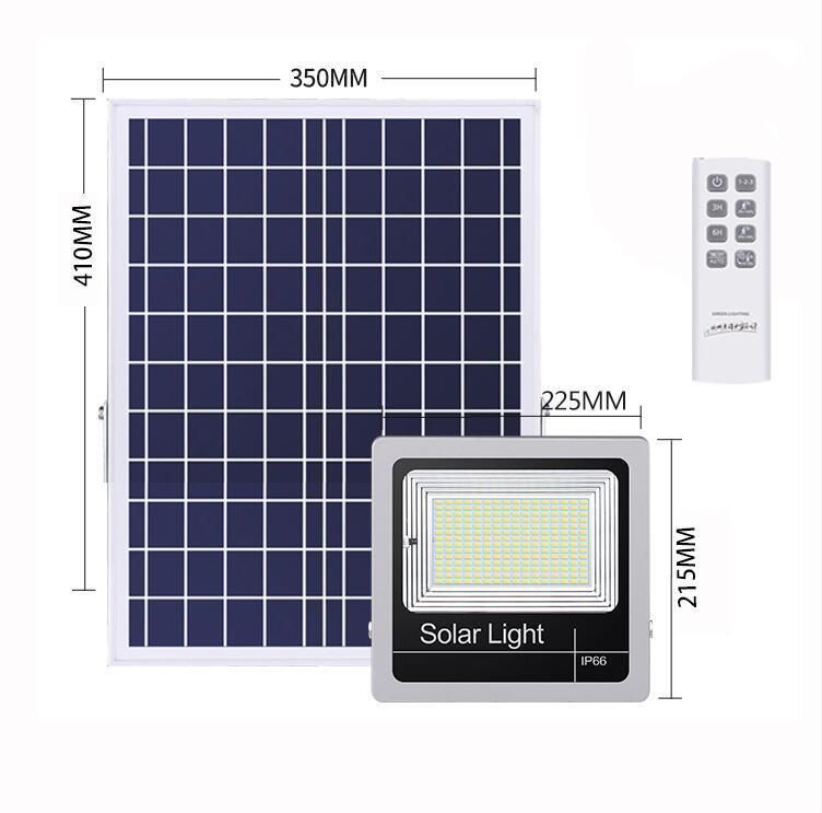 60W 100W 200W Solar Powered LED Flood Light with Motion Sensor