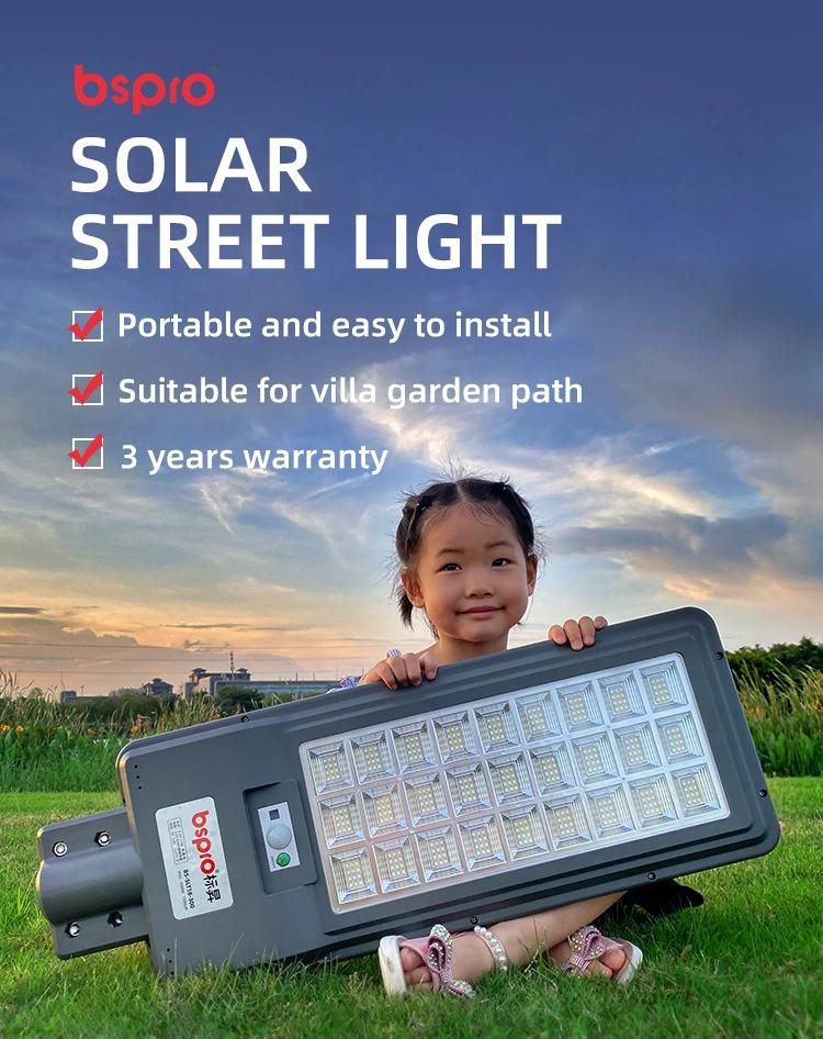 Bspro Commercial Project Outdoor All in One LED Solar Street Light