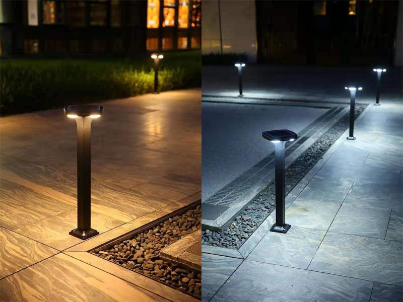 60cm Modern Design Solar Pathway Bollard Light for Garden Landscaping