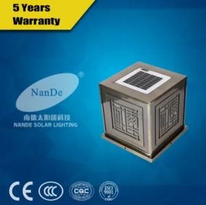 Classical Chinese Style Solar Post Light with Ce