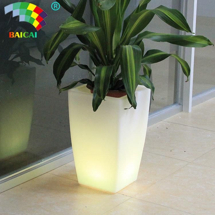 LED Color Change Plastic Pots LED Flower Pot