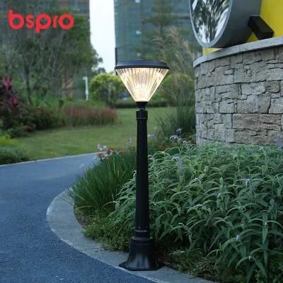 Bspro Outdoor Modern LED Waterproof Lights Stakes Landscape Lighting All in One LED Solar Garden Light