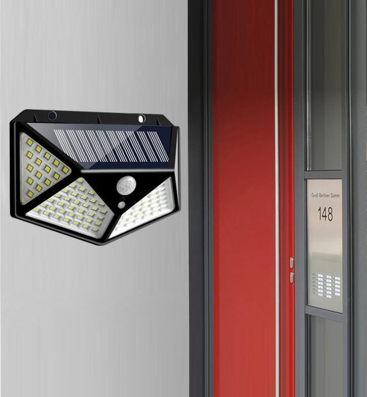 1000lm IP65 Waterproof Home LED Solar Light PIR Motion Sensor Outdoor Solar Security Wall Light