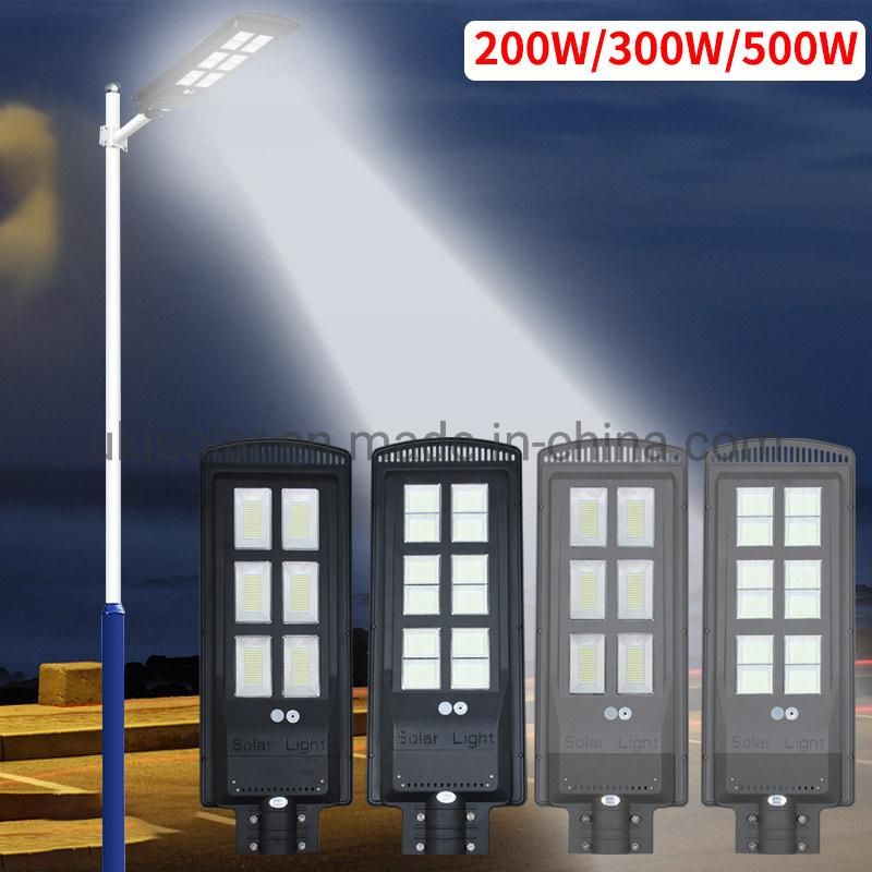 Most Powerful Outdoor Lighting Waterproof High Quality All in One Integrated LED Solar Street Light