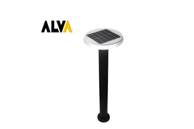 All in One 7W Monocrystalline Panel Solar LED Garden Bollard IP65 for Outdoor