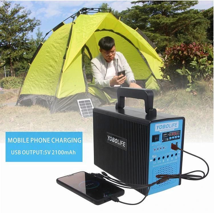 LED Solar Charging System with MP3/FM Radio Function